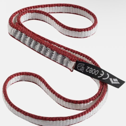 Black Diamond BLACK DIAMOND Dynex Runner 10 mm 30 cm Dikişli Perlon Bant Tırmanış Aksesuarı karışık-renkli