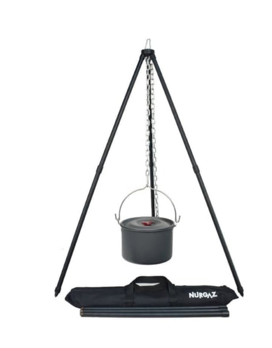 Nurgaz Alüminyum Teleskobik Üç Ayak Izgara