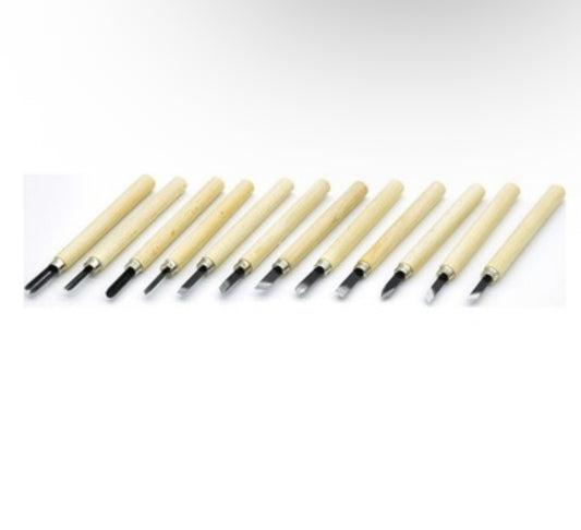 Titi Ahşap Oyma Bıçak Seti 12 Parça