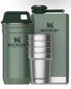 Stanley The Pre-Party Shot Glass + Flask Set Hammertone Green