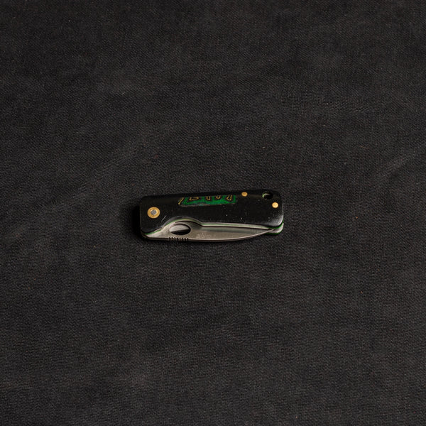 İçten Kilitli Günlük Çakı Siyah/Yeşil - G-Mikarta - J10 - 4116