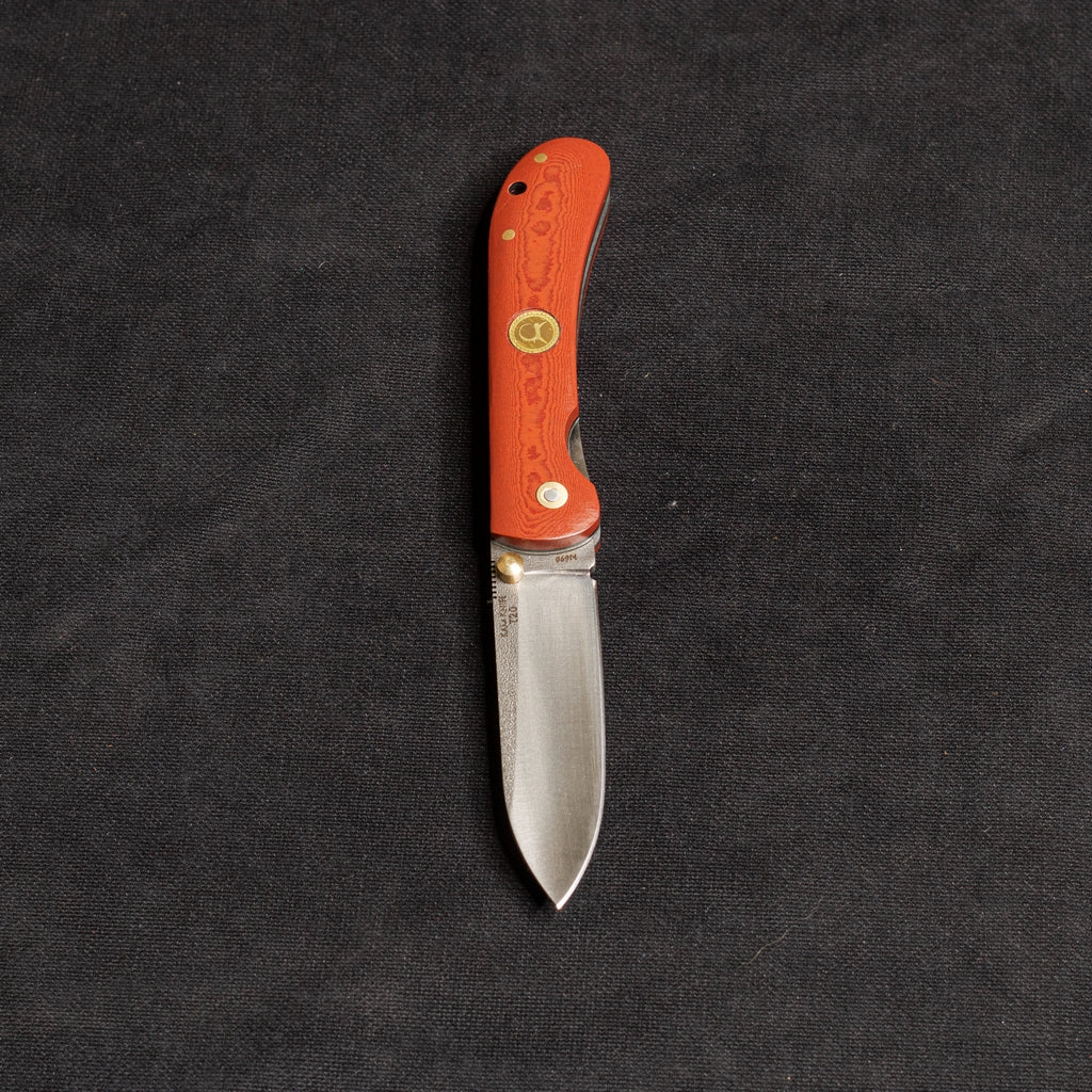 İçten Kilitli Rulmanlı Tactical Çakı Kızıl Mikarta  Kabza -  T20 - N690