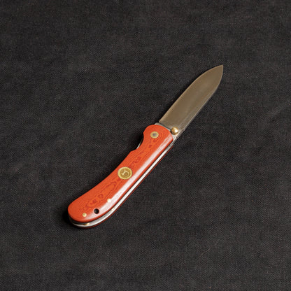 İçten Kilitli Rulmanlı Tactical Çakı Kızıl Mikarta  Kabza -  T20 - N690