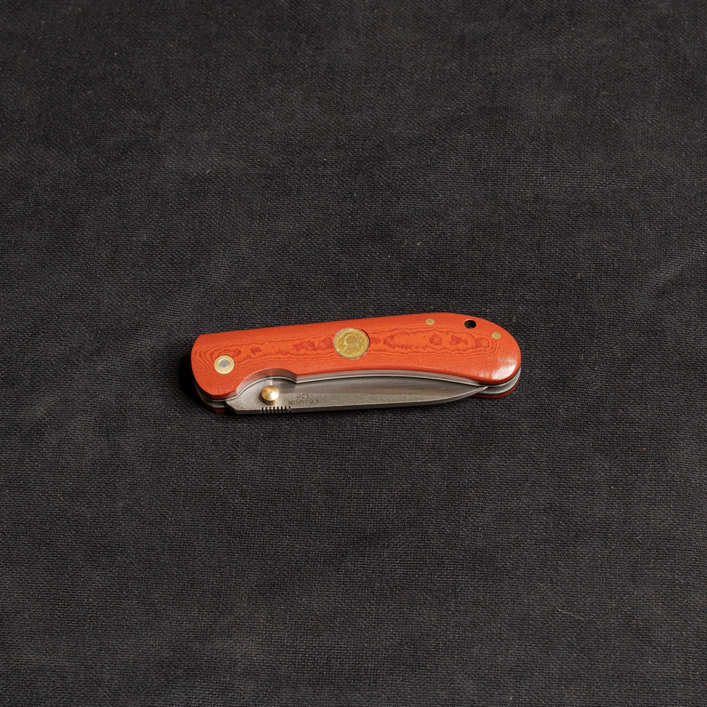 İçten Kilitli Rulmanlı Tactical Çakı Kızıl Mikarta  Kabza -  T20 - N690