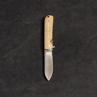 İçten Kilitli Rulmanlı Tactical Çakı Meşe Kompakt Mikarta Kabza -  S1 - N690