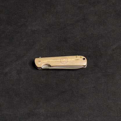 İçten Kilitli Rulmanlı Tactical Çakı Meşe Kompakt Mikarta Kabza -  S1 - N690