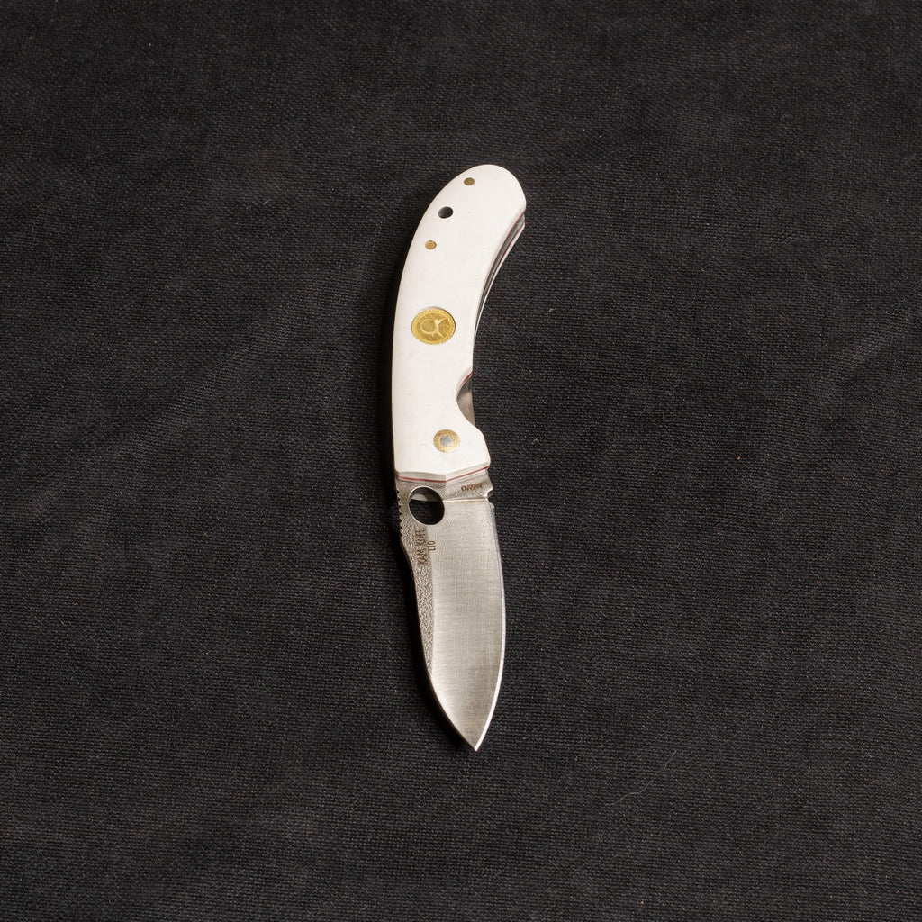 Internal Lock Tactical Pocket Knife White - T10 N690