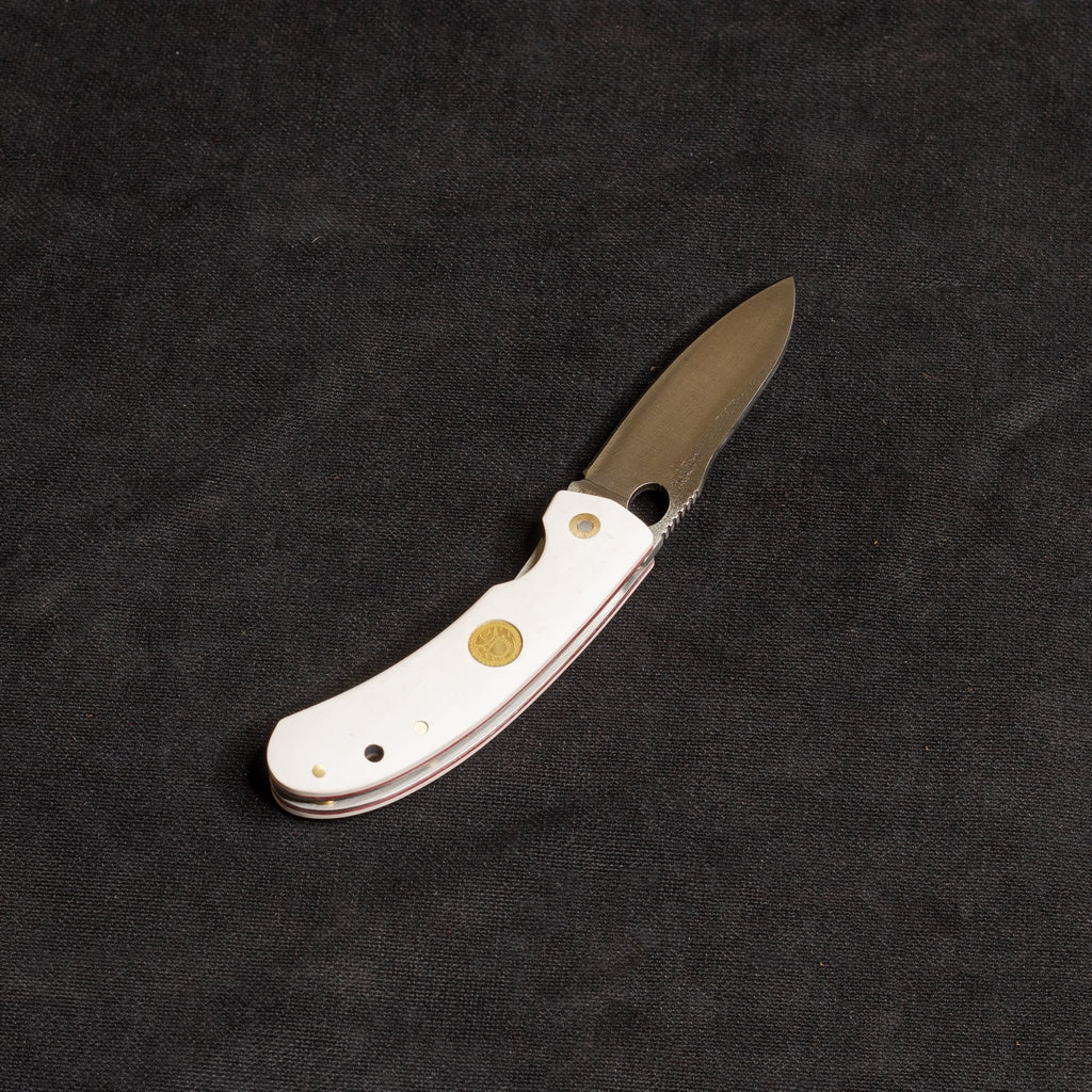 Internal Lock Tactical Pocket Knife White - T10 N690