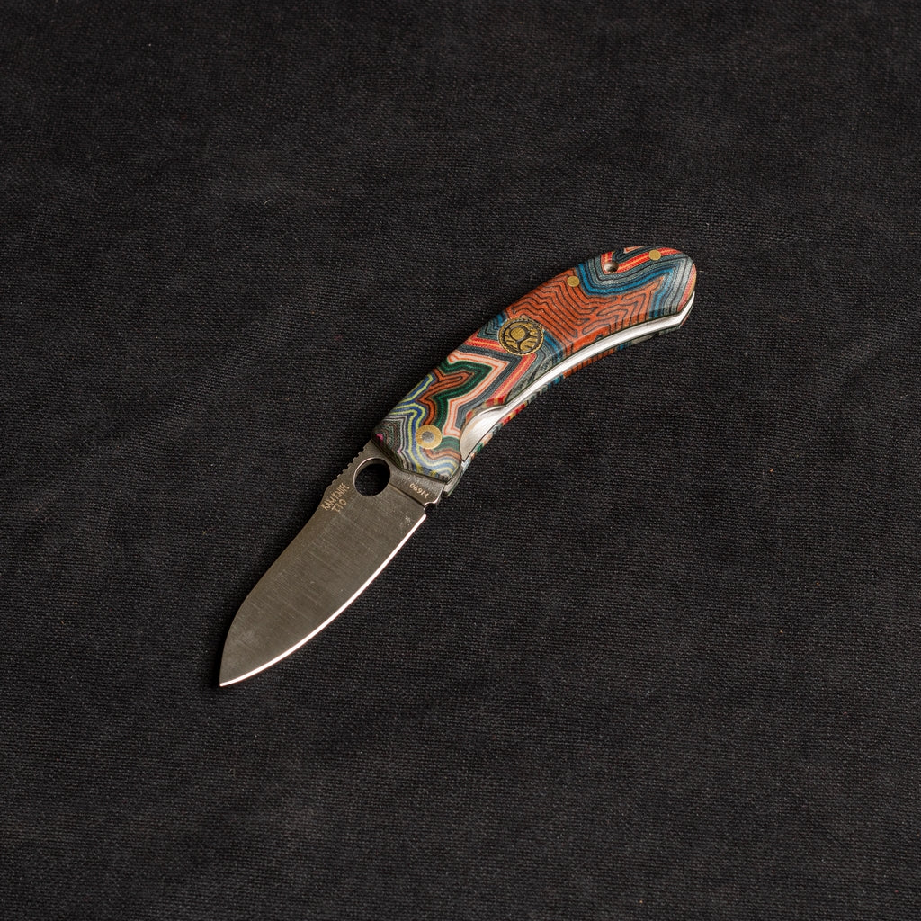 Internal Lock Tactical Pocket Knife G-Mikarta Color T10 N690