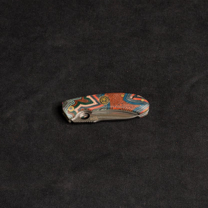 Internal Lock Tactical Pocket Knife G-Mikarta Color T10 N690