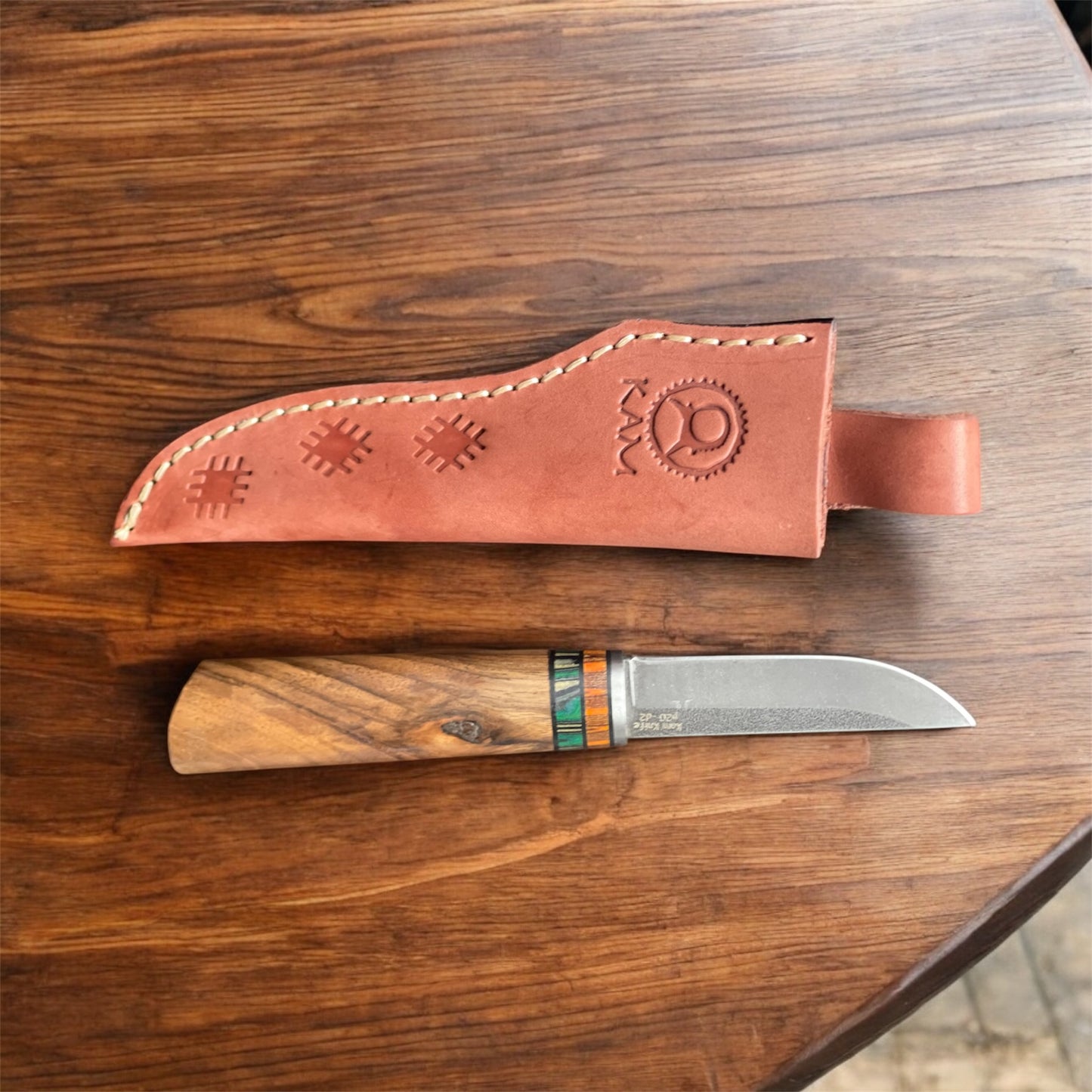 Puukko Av, Balıkçılık ve Kamp Bıçağı KÖK CEVİZ - P20- D2