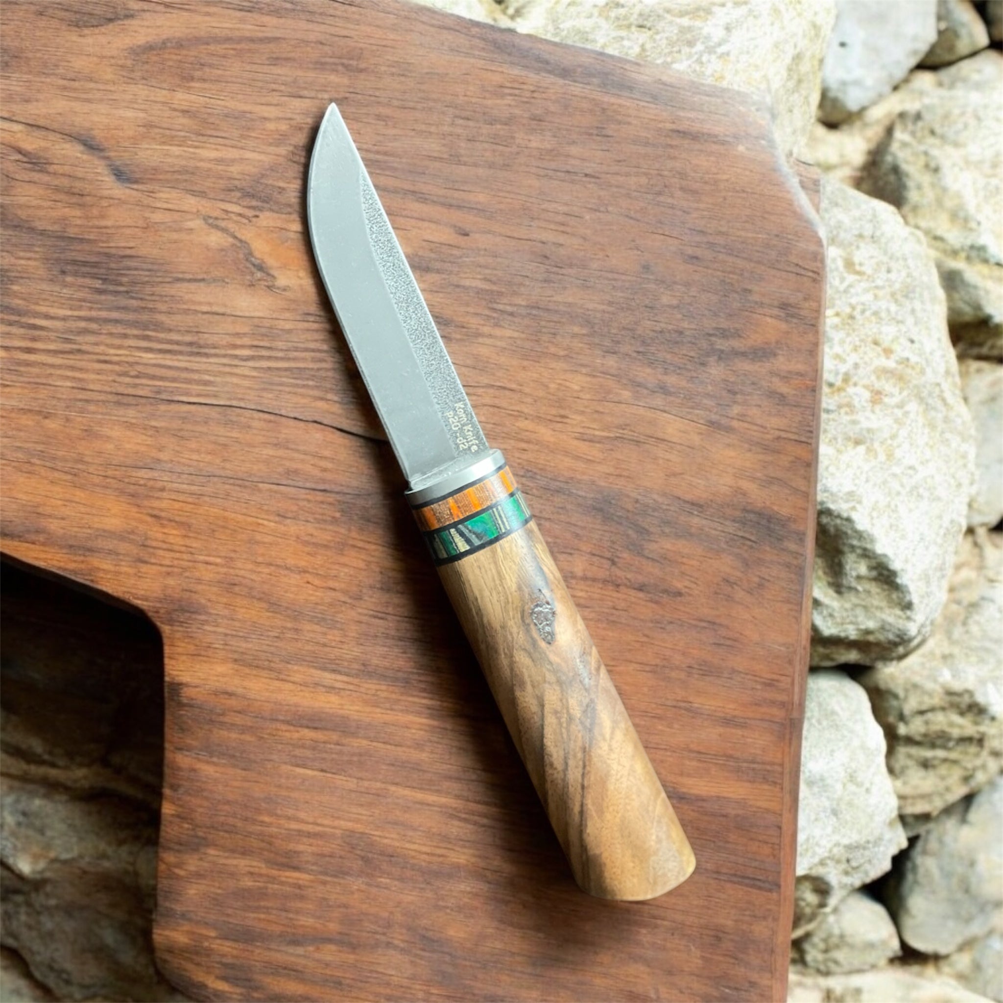 Puukko Av, Balıkçılık ve Kamp Bıçağı KÖK CEVİZ - P20- D2