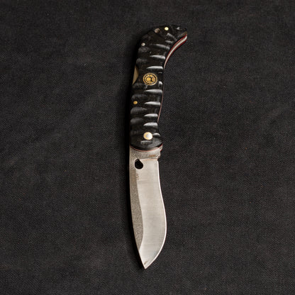 Sırttan Kilitli Büyük Boy Çakı Siyah - TR99 - N690