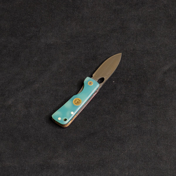 Turkuaz Mikarta İçten Kilitli Rulmanlı ÇakıJ10 - N690