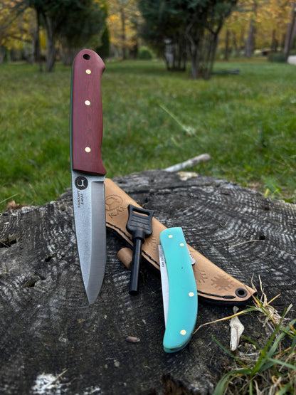 3'lü Outdoor Bıçak ve Magnezyum Çubuğu Seti