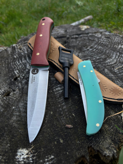 3'lü Outdoor Bıçak ve Magnezyum Çubuğu Seti