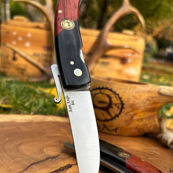 İçten Kilitli Koç Çakı Kök Ceviz Siyah- 4116