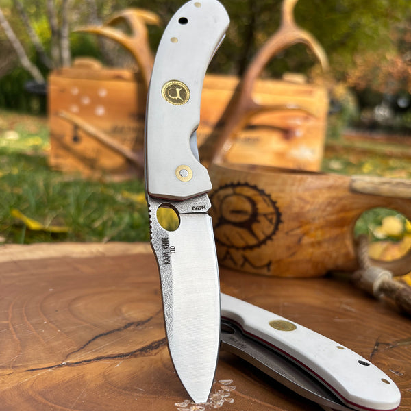 İçten Kilitli Tactical Çakı Beyaz - T10 - N690