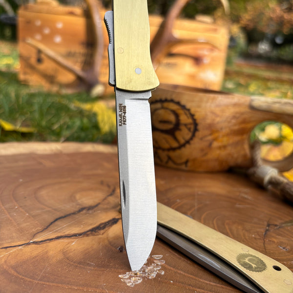 Sırttan KilitliPirinç Çakı - ‎PR77 - 4116