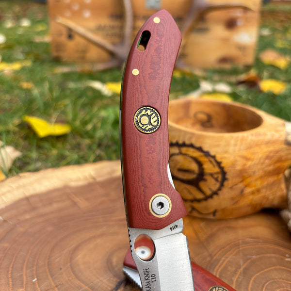 İçten Kilitli Tactical Çakı Kızıl - T10 - 4116