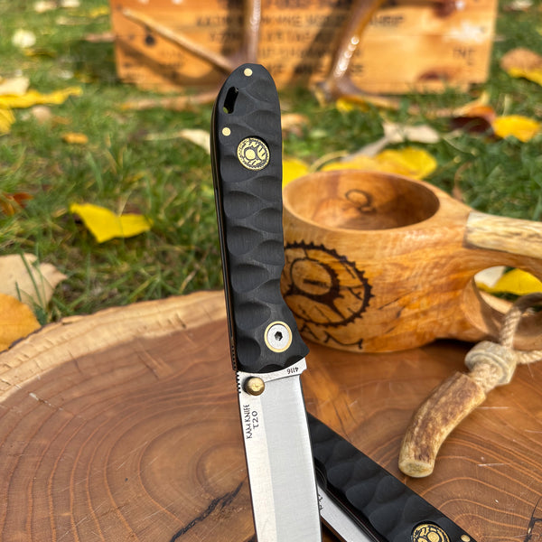 İçten Kilitli Tactical Çakı Siyah İşlemeli-T20 - 4116