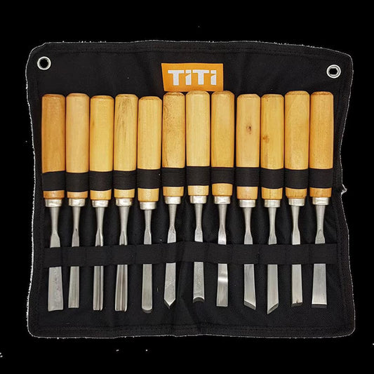 TİTİ AHŞAP OYMA SETİ 12 PARÇA