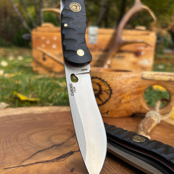 Sırttan Kilitli Büyük Boy Çakı Siyah - TR99 - N690